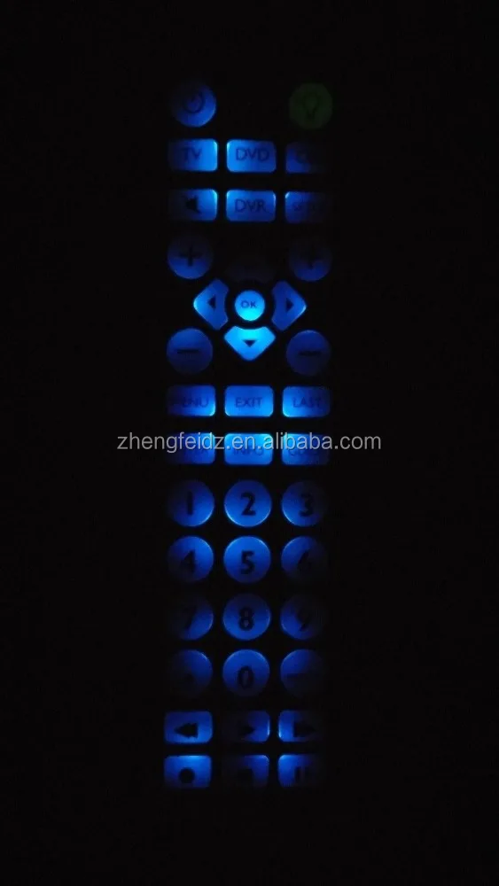 New GE 24116 Universal LED Backlit Remote Control 4-Device Infrared Blackcolor