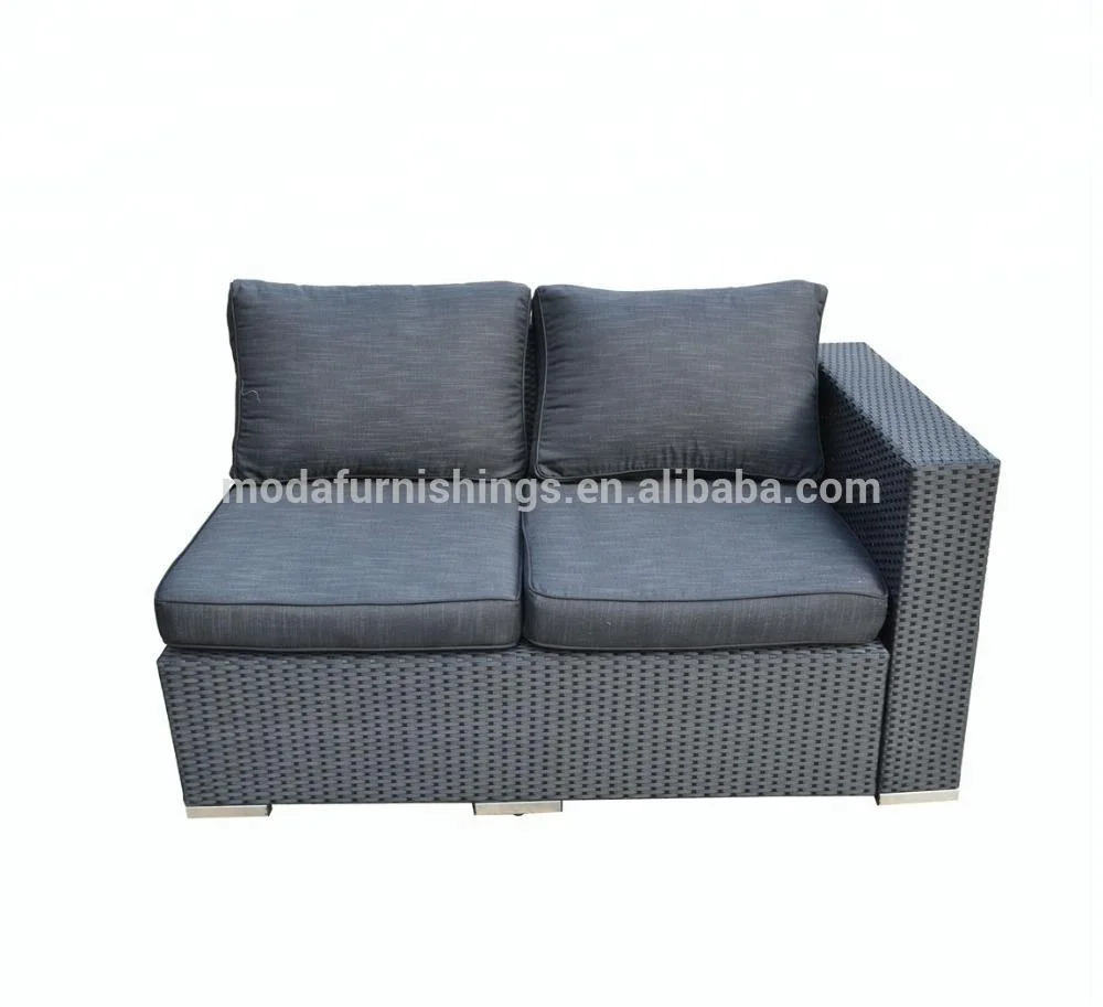 Garden Outdoor Patio Furniture Wicker L Shaped Rattan Sofa Sets