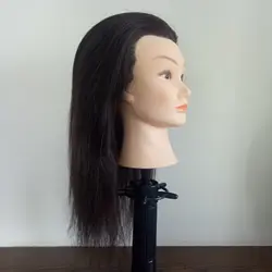 Wholesale Salon practice doll wig black mannequin head  Barber Training Head