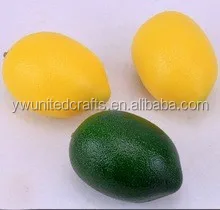 Реалистичный искусственный лимон фрукты поддельная пена для украшения