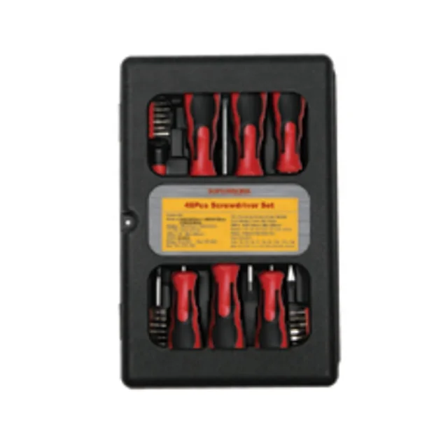 
48pcs slotted phillips torx pozi precision hex screwdriver set bits holder 