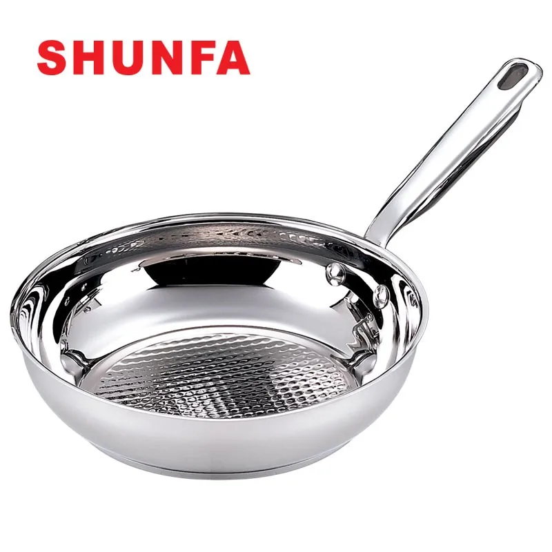 Кухонная посуда Shunfa 12 шт. Набор Антипригарной Посуды Из Нержавеющей Стали с медным дном набор посуды из нержавеющей стали