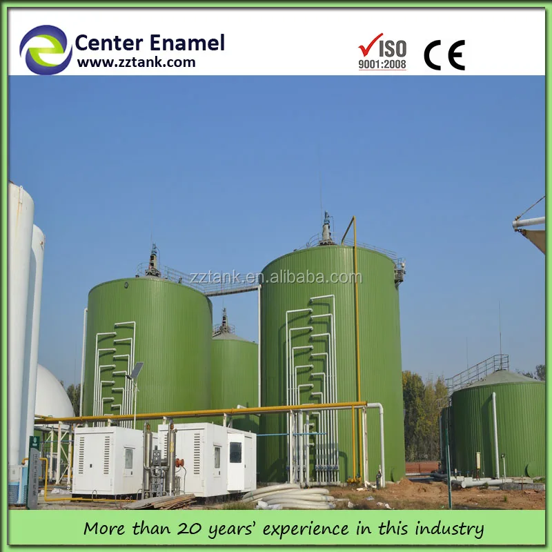 Hotel wastewater GFS tank, anaerobic reactor tank with enamel coating