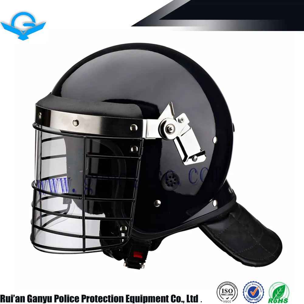 Special forces metal frame visor anti riot helmet