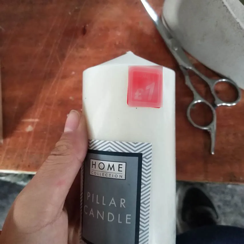 decorative paraffin 6x12cm Pillar candles wax