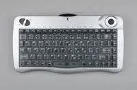 инфракрасные мини беспроводная клавиатура с трекболом kvcom, полный размер, для промышленности, мультимедиа, htpc,