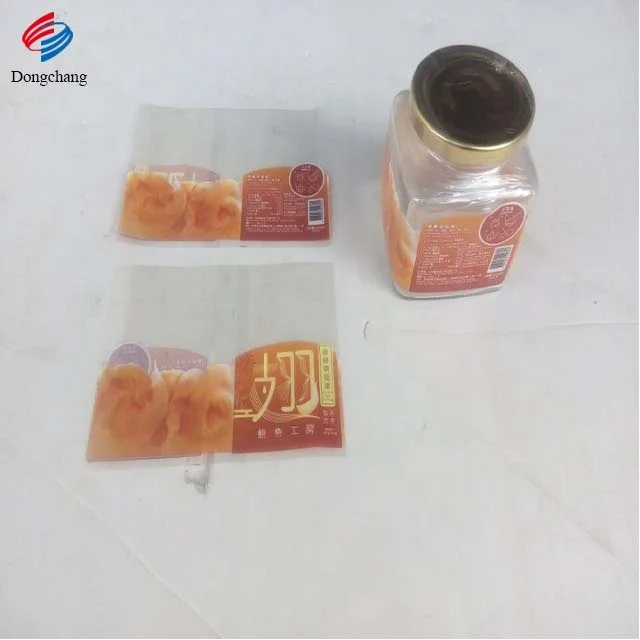 
pvc plastic sleeve shrink wrap bottle labels 