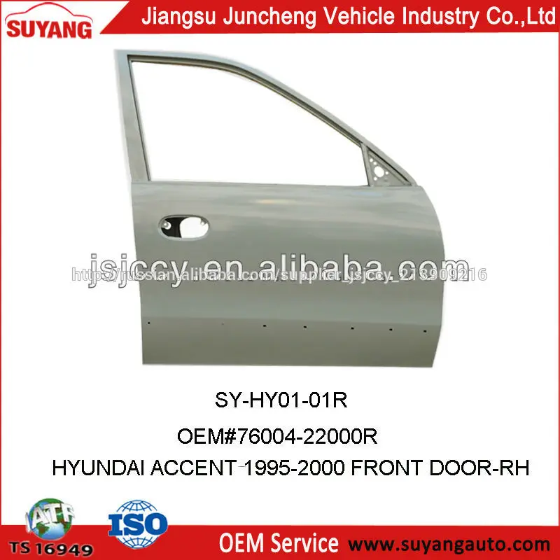 части автомобиля передняя дверь для хэндай акцент (hyundai accent 1995-2000) завод прямо продать