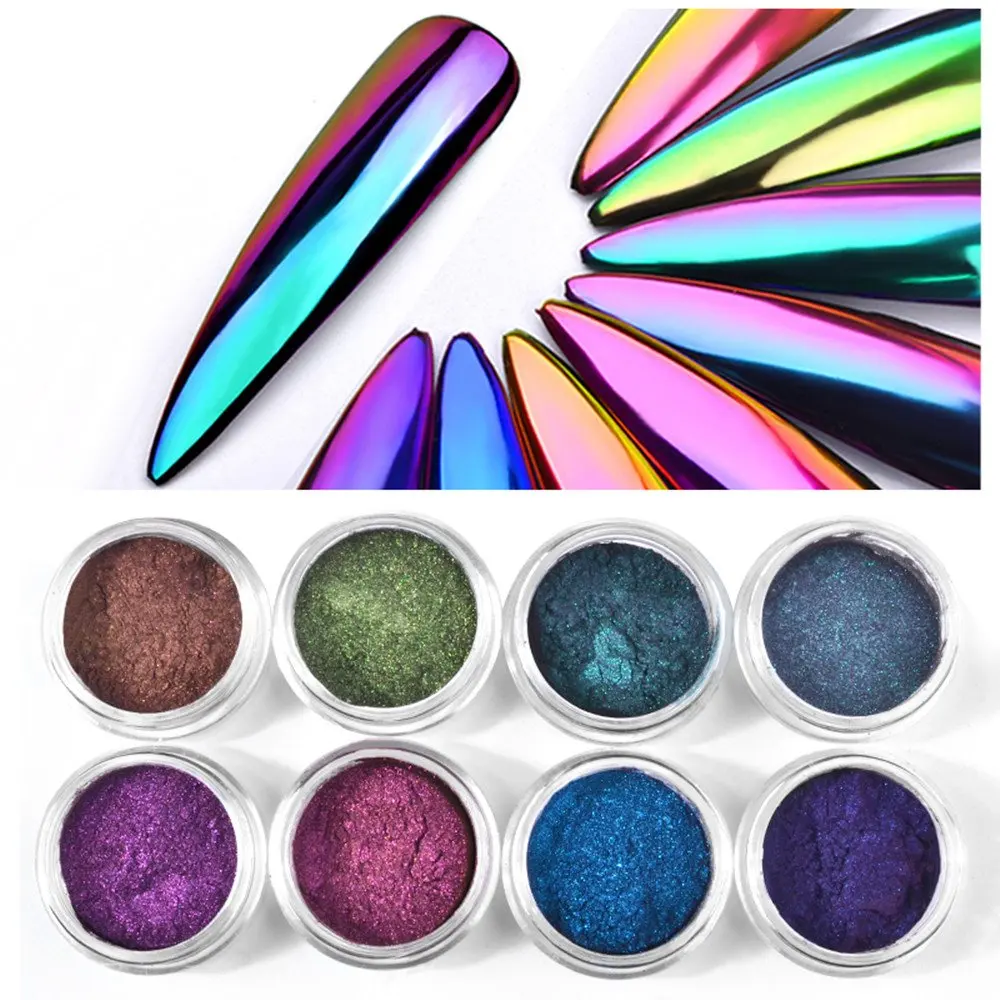 Chrome chameleon pigments powder chameleon pigment for nails polish