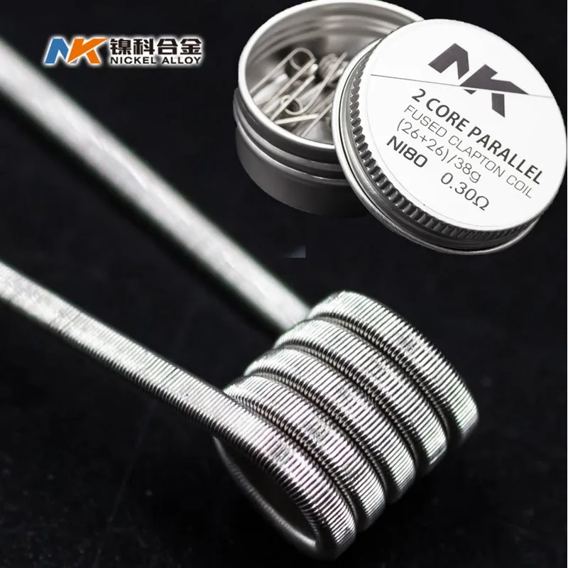 NK Wholesale staggered fused clapton coil vape tool kit clapton coil wire for RTA