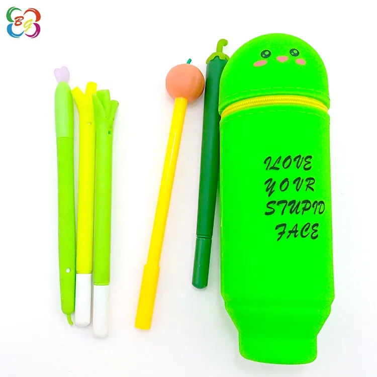 2019 Hot sale cute stationery retractable foldable animal shape pencil case