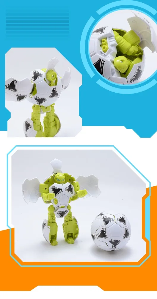 2017 Новые низкие китай цена футбол трансформируемые diy робот для детей