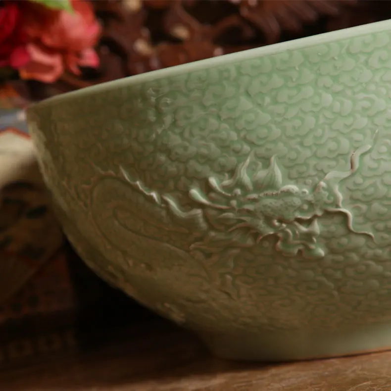 Уникальные фарфоровые раковины для ванной с ручной росписью