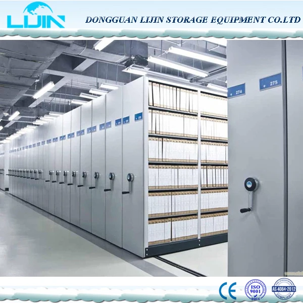 Простой стальной мобильный шкаф для хранения документов