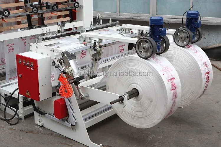 
HDPE LDPE PE biodegradable handle bag gusset Tshirt carry shopping bag plastic vest bag making machine 