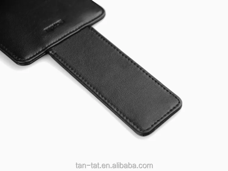 Cow Leather Aluminum Front Pocket Wallet Money Clip