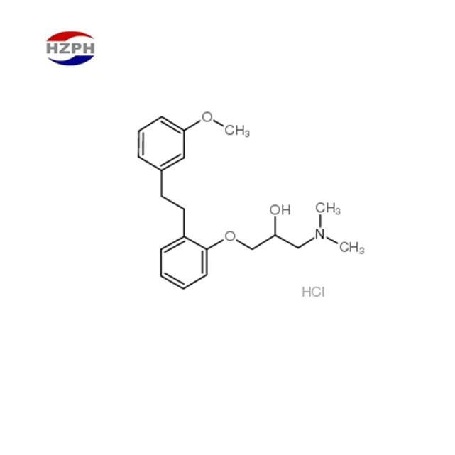 
high purity 2-Dimethylamino-1-{[2-(3-methoxyphenyl)ethylphenoxy]methyl}ethylnol hydrochloride 135261-74-4 
