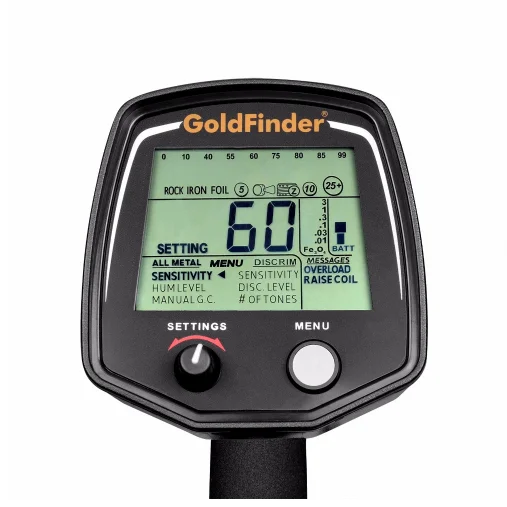 Промышленный детектор металла для говядины GF2 Охотник за сокровищами золотоискателя ЖК-дисплей Cuffia ультра sensibilita del rivelatore d