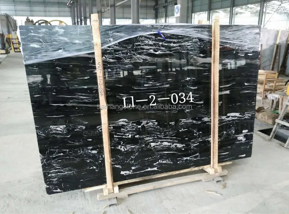 
Cheap price Chinese black and white marble 