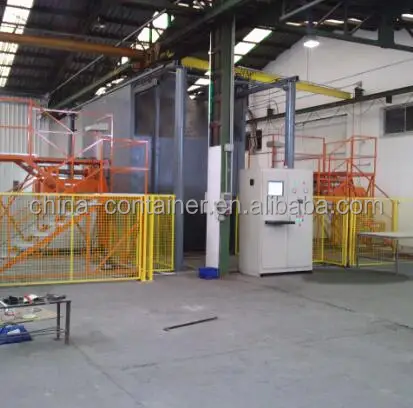
4m automatic shuttle rotational molding machine 