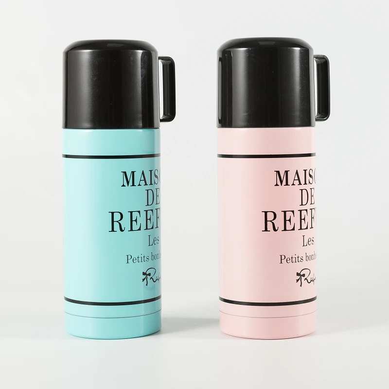 Portable double wall thermos glass refill vacuum flask manufacturer