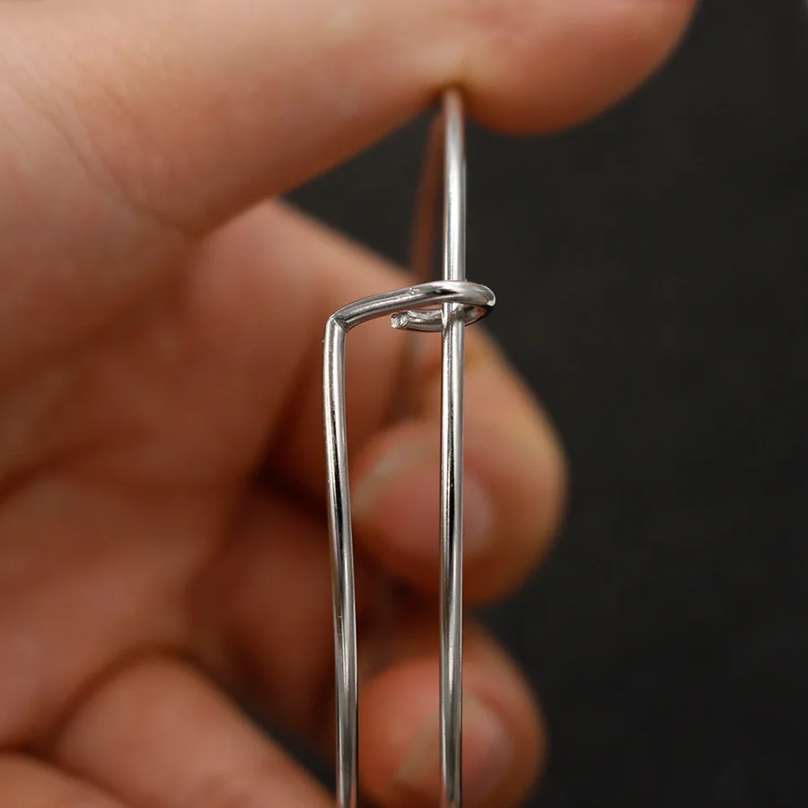 1.6mm  Adjustable Blank Stainless Steel  DIY  Wire Expandable Bangle for Jewelry Making