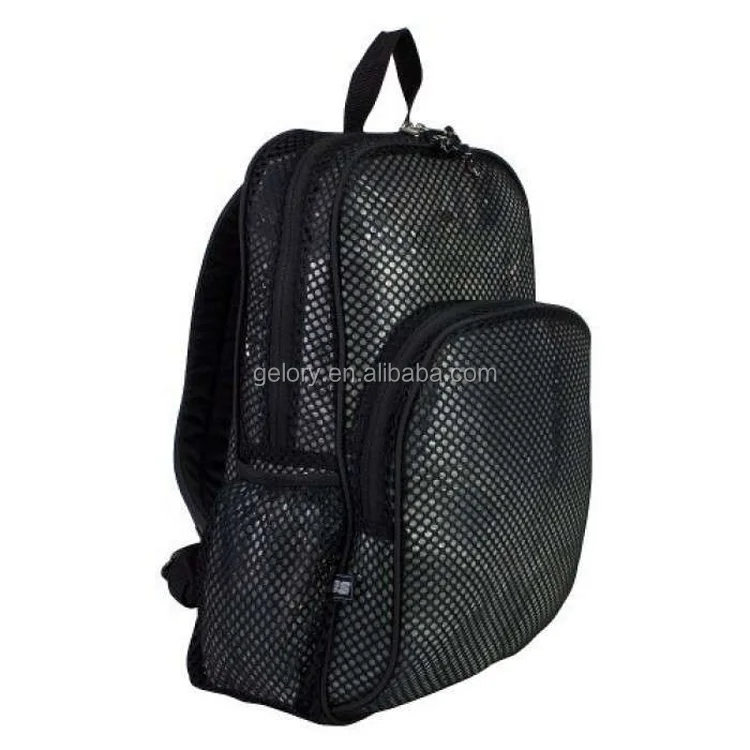 Hot Sale 2024 Custom Clear view Mesh material Softback Type and Camping Hiking Use sport backpack