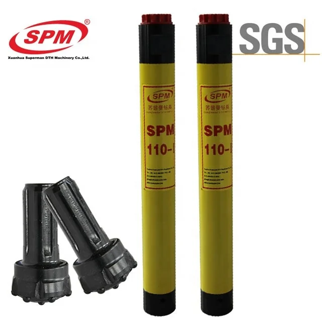 
SPM110 CIR110 4inch DTH Hammer hard carbide rock coal mine button drill bit / drill bits water well drilling 