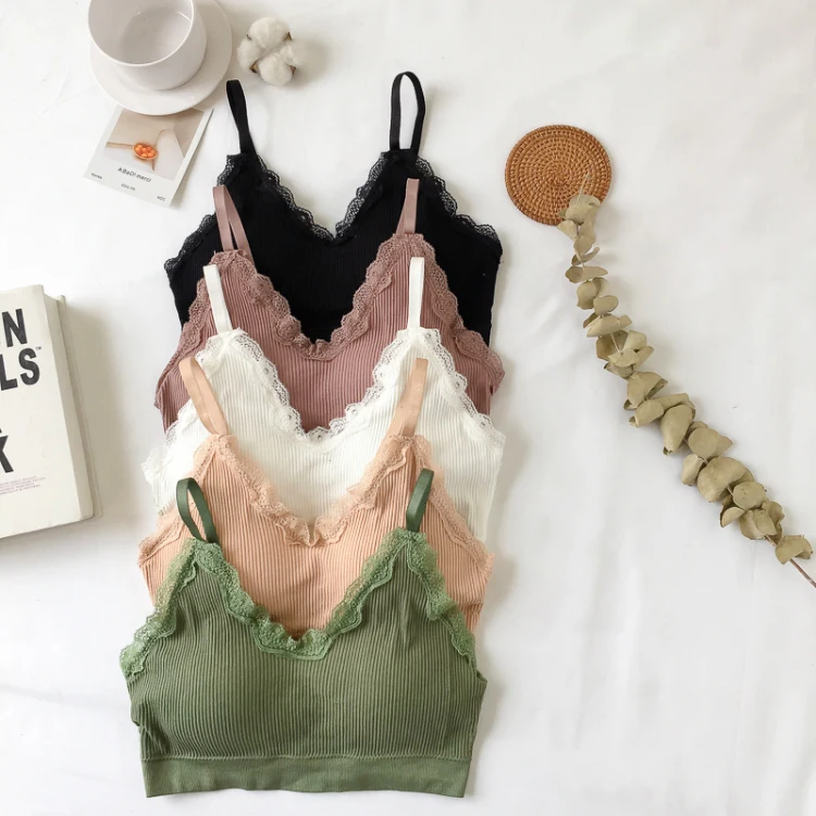 
2020 Women Seamless Bra Ladies Daily Wear Casual Teenage Girl Bra and Underwear 