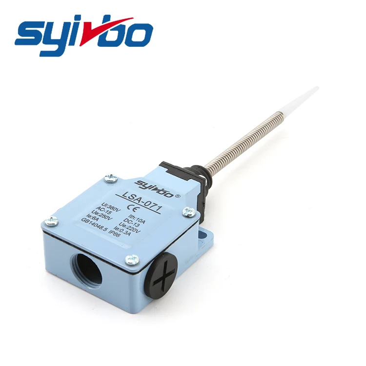 XINGBO  Popular product Oil resistant and water-proof metal shell 10A 250VAC wireless plastic rod limit switch