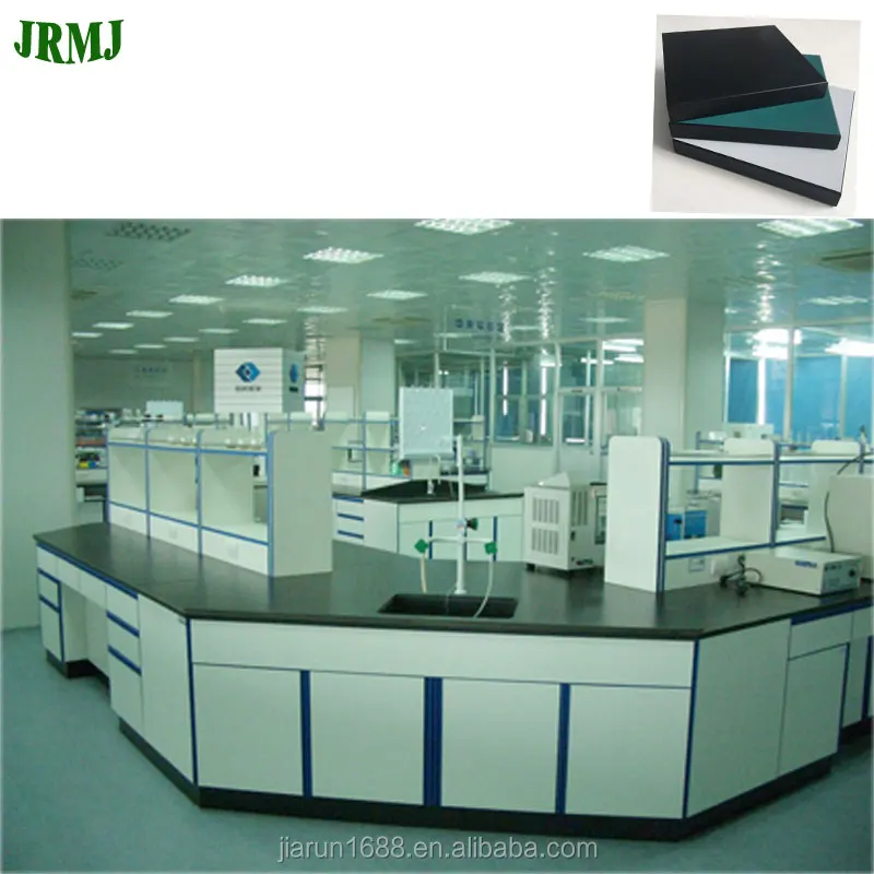 Lab Central Table for School Factory Customized Laboratory test Stand Chemical Laminate Laboratory Working Table