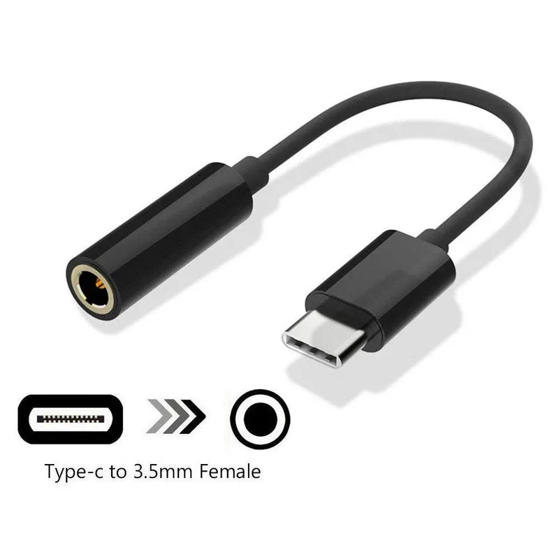 Type-c to 3.5mm DC Audio Cable USB Male to Female Transfer Stereo Transfer Cables Adapter Type c For Mobile Audio Output