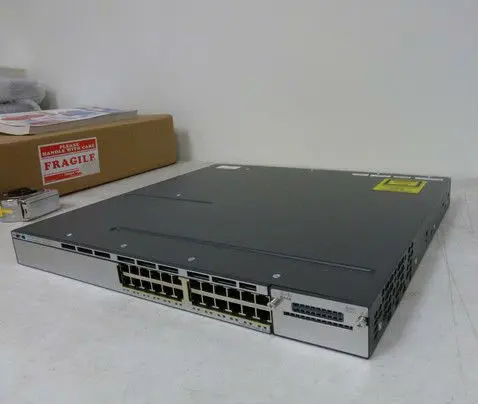 Cisco 3750x 24 порта gigabit poe коммутатор ws-c3750x-24p-s