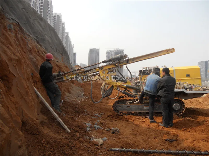 CTQ-G140YF slope protection drilling rig, anchor drilling rig, soil nailing drill machine