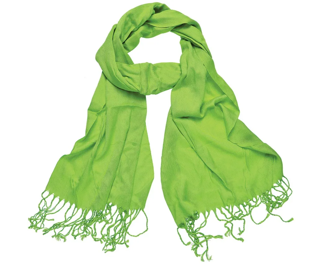 Hot Sale Solid Color 100% Viscose Lady Scarf Summer Fashion Scarves