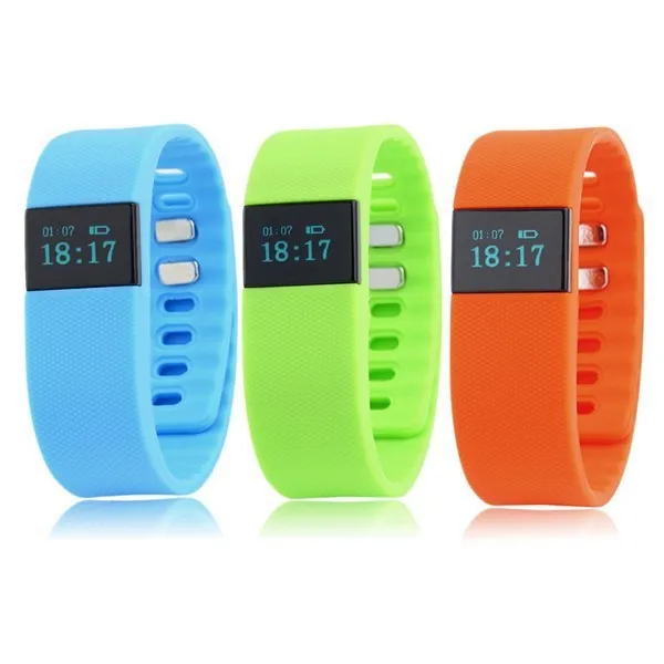 Мода спорт браслет bluetooth fitbit трекер гибкий умный браслет браслет podometer