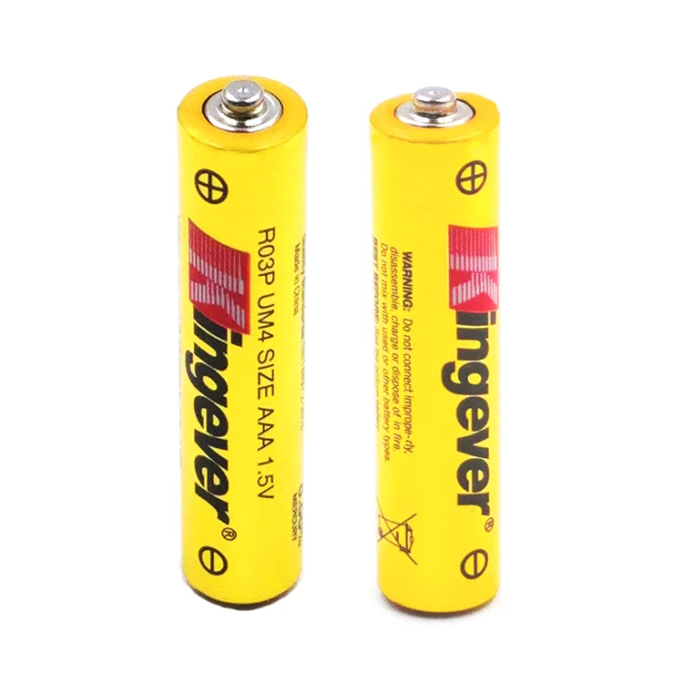 1.5v Aaa Sum-4 Carbon Zinc Dry Battery for Electronic  Fan