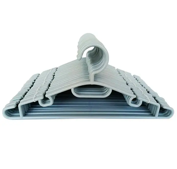 
Nantong BSCI Factory Colorful Strong 39cm Plastic Clothes Hanger Garment Coat Trouser Durable Hanger Wholesale 