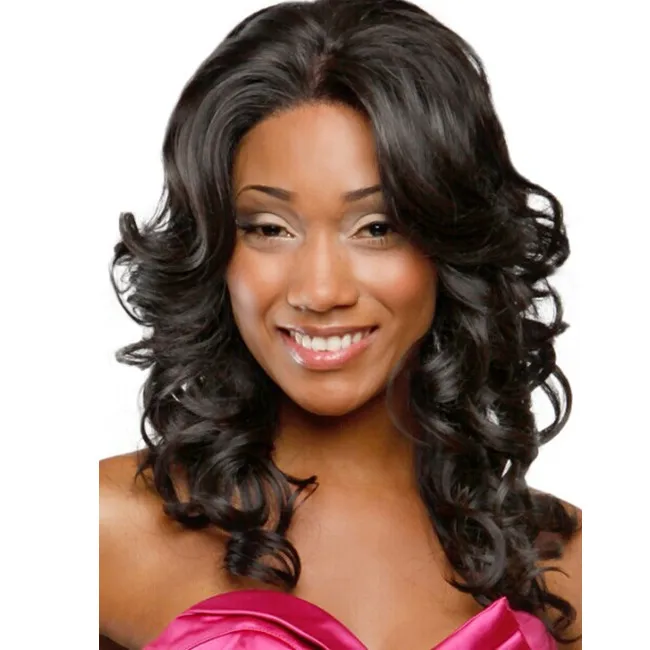 black wig long curly synthetic hair wigs for women heat resistant rose net wig