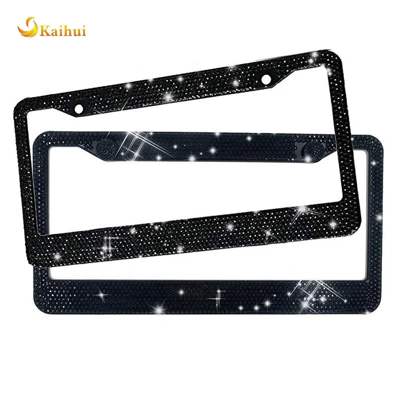 Рамки для номерного знака автомобиля со стразами