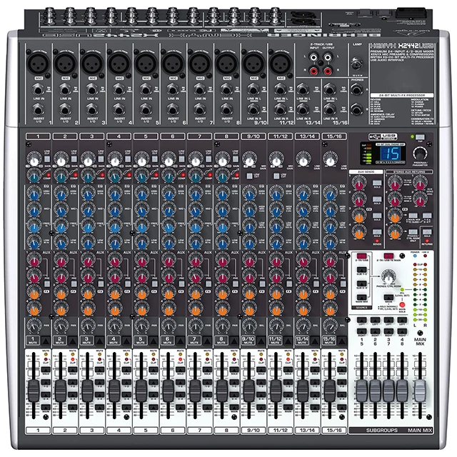 24 Channel 4/2 Bus Multi-Functional USB/Audio Mixer XENYX-X2442USB