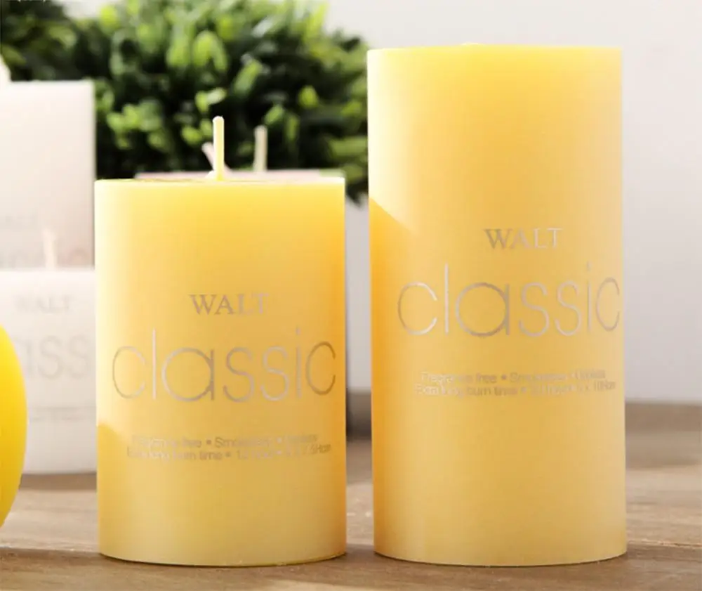 Bulk Wholesale High Quality Paraffin Wax Large Rustic Unscented Pillar Candle