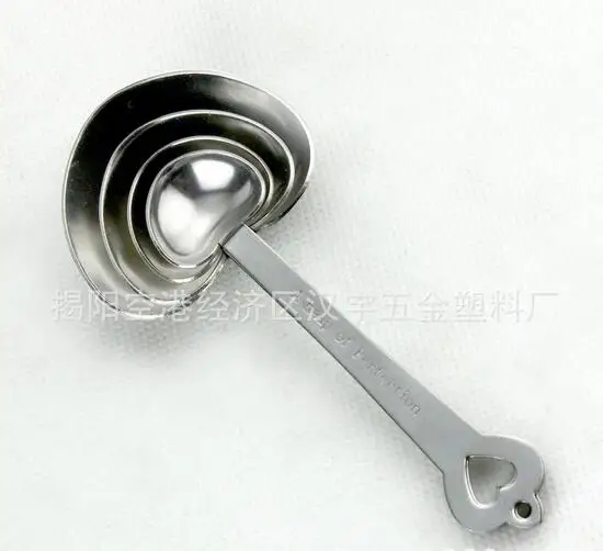 
Heart Measuring Spoons Set Wedding Favor Gift 4 Love Beyond Measure Spoons 