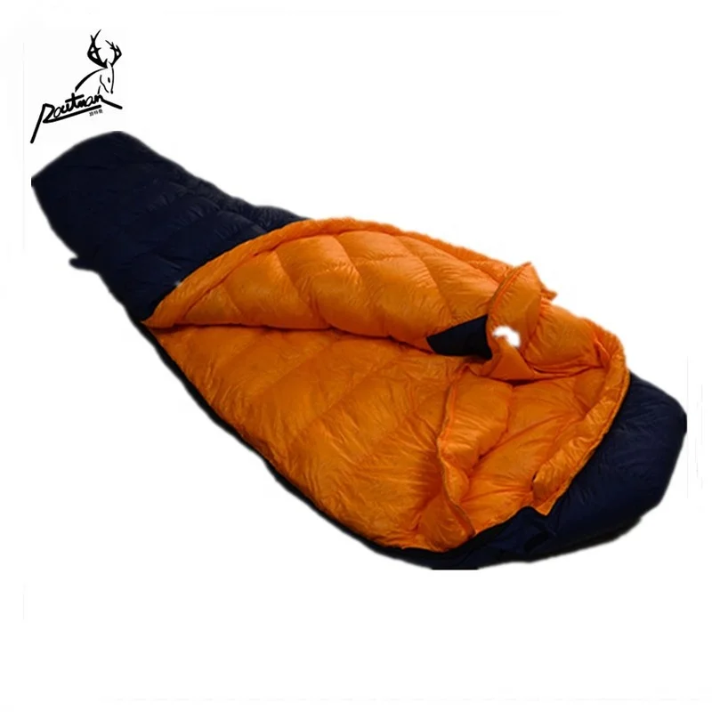 Camping Waterproof Down Sleeping Bag For Extreme Cold Weather