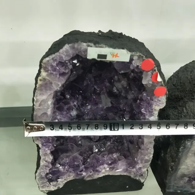 Natural Brazil Amethyst Geode Purple Quartz Crystal Cluster Purple Crystal Quartz Geode for Wholesale Grape Cluster