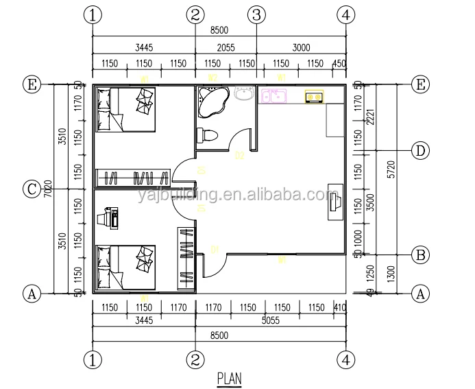 Prefabricated Steel Structure Duplex House