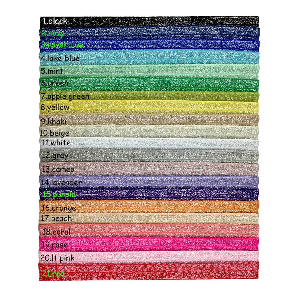 1.5cm silver wire elastic band women and girl hair fashion accessories headwear