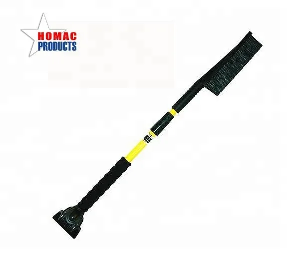 
plastic rotary extendable snow brush with ice scraper(HU-405003) 