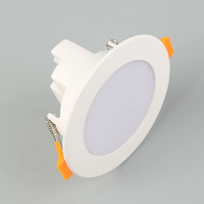 
Smd 2835 5w 7w 10w 15w 2.5 inch recessed led plastic downlight, certificate CE ROHS , 75mm cutout led raw material 