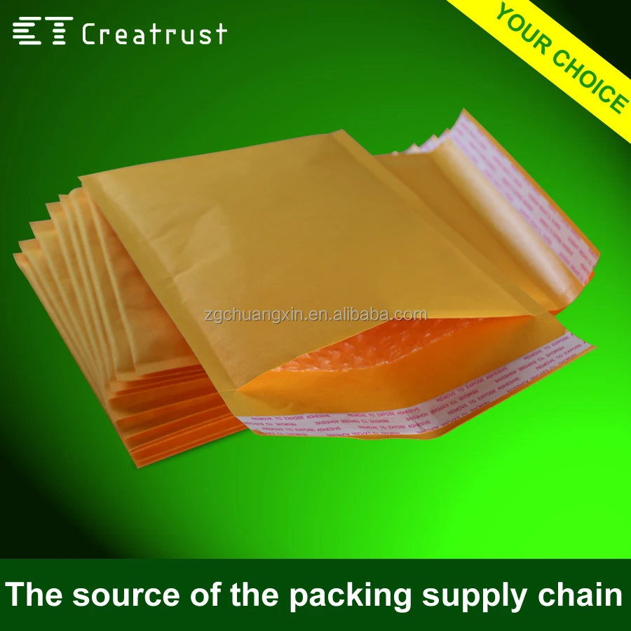 ZGCX Copper-printing Colorful  Bag A4 Sizes Padded Bubble Cushioned Jiffys Mailer /Envolopes